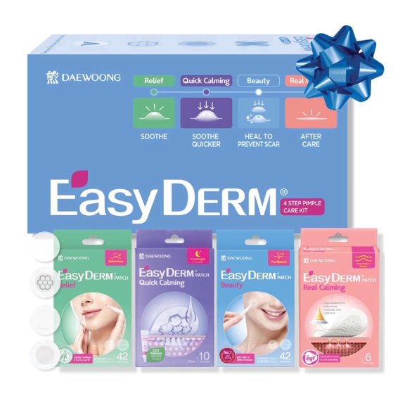DWEasyderm Hydrocolloid Acne Patches Gift Set, 100 Count