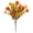 A001- A, variant on Artificial Fall Flowers, Uv Resistant Orange Artificial Flowers for Halloween Outdoor Porch Yard Decor, 14 Inch Fall Faux Flowers for Holiday Seasonal Arrangement
