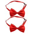 thumbnail image 1 of 2pcs Pre-tied Bow Ties For Men Men Bow Tie Bridegroom Bow Tie Wedding Bow Tie Party Bow Tie Polyester Bow Tie Men Bowknot Bow Tie For Wedding, 1 of 4