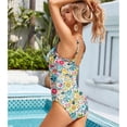 thumbnail image 2 of AICARE Women's One Piece Swimsuit Ruched Tummy Control Square Neck Bathing Suits, 2 of 7