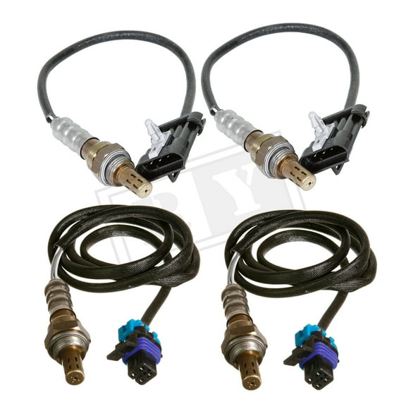 Ruiya 4Pcs Upstream   Downstream For 1997-2003 Chevrolet Corvette 5.7L O2 Oxygen Sensor