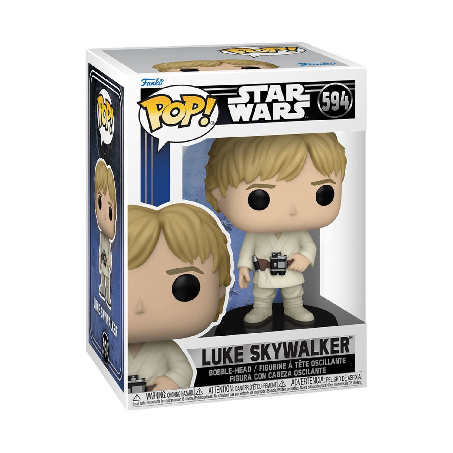 Funko Pop Bobble: Luke Skywalker (Final Battle) – Star Wars Episode 8 Sammelfigur