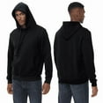 thumbnail image 3 of Xidunhg Mens Hoodies Pullover Long Sleeve Waffle Casual Sweatshirt with Pocket Black S, 3 of 5