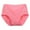 Watermelon red, variant on yunLCZ Women's Cotton Underwear High Waist Womens Plus Size Underwear Cotton Panties Lace Soft Hipster Panty Ladies Stretch Briefs