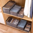 thumbnail image 5 of Cajas de almacenamiento YUANXCMXG 6 para pantalones vaqueros y camisetas, 5 of 5