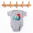 thumbnail image 2 of Leo the Truck Leo Name Distressed - Baby Short Sleeve Graphic Bodysuit, 2 of 3