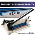 thumbnail image 6 of Industrial Paper Cutter A3 Heavy Duty Paper Cutter 17 Inch Paper Cutter Heavy Duty 500 Sheets Paper with Clear Cutting Guide for Offices, Businesses and Printing Shops, 6 of 11