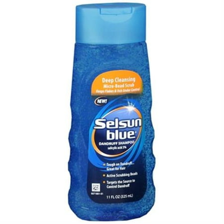 Selsun Blue Shampooing Deep Cleansing Scrub Micro-Bead 11 oz (Pack de 6)