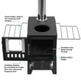 thumbnail image 6 of Fogcroll Wood Burning Stove Camping Stove Wood Stove Folding Portable Wood Stove Tent Stove for Heating Include Pipes Adjustable Air Inlet, 6 of 13