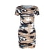 thumbnail image 1 of Atractivas Mini-ejército Vestido De Cuello Redondo Camuflaje Manga Corta Para Mujeres Sunnimix Vestido atractivo de las mujeres de camuflaje, 1 of 8