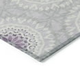thumbnail image 4 of Addison Rugs Chantille Indoor/Outdoor Transitional Circles Lilac Washable Rectangle Rug, 5' x 7'6", 4 of 6