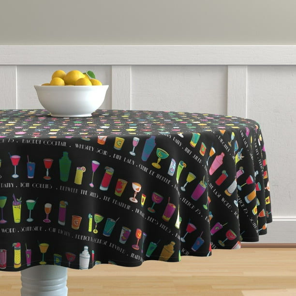 Round Tablecloth Tails Prohibition Tail Speakeasy Retro Cotton Sateen Com Round Tablecloth Tails Prohibition, How To Make A Circle Table Skirt In Word