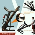thumbnail image 4 of Ksports Foldable 16.5 Inch Cardio Fitness Portable Treadmill, Black, 4 of 11