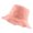 Pink, variant on Womens Solid Color Sun Hat with Wide Brim Elegant Floppy Beach and Casual Wear Design