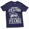 thumbnail image 3 of Men'S Fishing Humor Tee | Fish Buzz Graphic T-Shirt | Fishing Dad Tee, 3 of 5