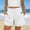 White, variant on Avirosel Women's Casual High Waisted Shorts with Pleated Front, Soft Textured Fabric, Functional Side Pockets, Perfect for Summer Beachwear and Everyday Outfits
