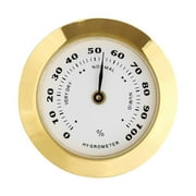 HeroNeo Analog Hygrometer Cigar Tobacco Humidity Gauge & Glass Lens for Humidors Smoking