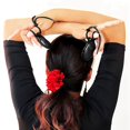 thumbnail image 2 of 1 Pair Spanish Castanets Flamenco Castanets with String Traditional Wood Hand Percussion Castanets(Black), 2 of 8