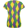 thumbnail image 2 of mardi gras jester costume all over womens t-shirt, 2 of 2
