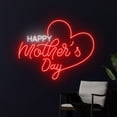 thumbnail image 3 of Handmadetneonsign Happy Mother's Day Wall Art, Mother's Day Party Wall Decor, Mother's day Wall Decor, 3 of 5