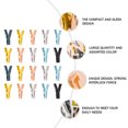 thumbnail image 4 of MasteelfCA 20pcs Plastic Clothes Pegs Non-slip Clothespins Clothes Drying Clip Sock Clips, 4 of 8