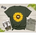 thumbnail image 5 of Cute Bumble Bee Yellow Sunflower Blossom Petal Flower Plant T-Shirt Sunflower Lover Gift T Shirt for Men Women Kids Boys Girls TShirt, 5 of 8