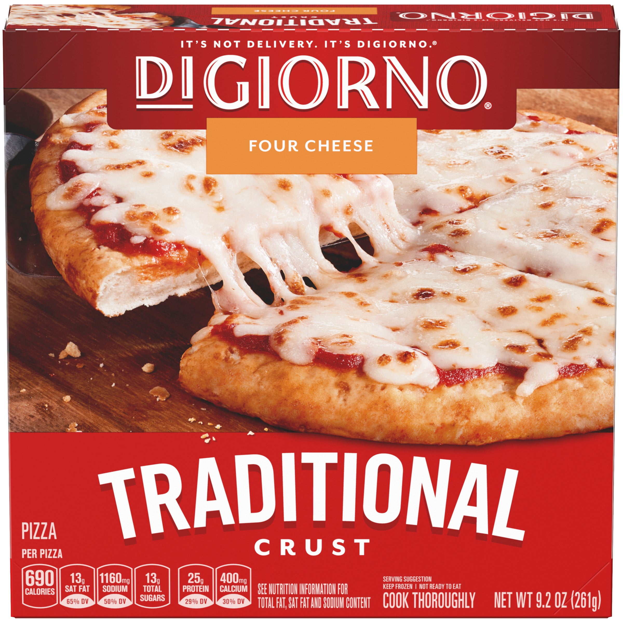 DiGiorno Traditional Crust Four Cheese Frozen Pizza - 9.2oz