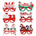 thumbnail image 3 of Decoración De Gafas De Navidad De Tela De Fieltro Un Regalo Perfecto Para Amigos, 3 of 5