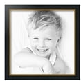 thumbnail image 2 of ArtToFrames 14" x 14" Black Velvet with Gold - 1.25 Picture Frame, 14x14 inch Black MDF Poster Frame (WOM-4690),  Pack, 2 of 7