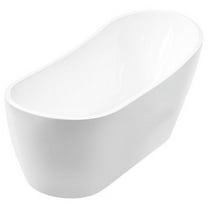 LessCare Acrylic 54'' x 28'' Freestanding Soaking Bathtub