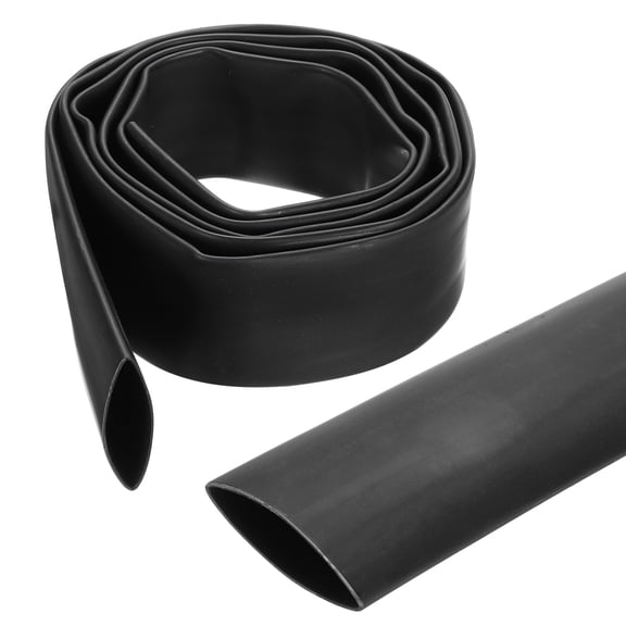 1 Inch 5ft Wire Heat Shrink Tubing 3:1 Double-sided Wrap Black