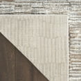 thumbnail image 5 of Nourison Eco-Friendly Modern Abstract Ivory Mocha 6' x 9' Area Rug (6x9), 5 of 9