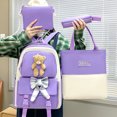 thumbnail image 4 of TopLLC Backpack Multi Piece Backpack Student Backpack Girl Lightweight Student Backpack Outdoor Travel Backpack Childrens backpack, 4 of 5