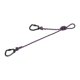 thumbnail image 5 of Cordón de Seguridad profesion, Arnés de Escalada con Absorción de , Cinturón de Eslinga, Mosquetón, Cuerda Protectora de Trabajo en , E Candado negro, 5 of 9