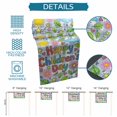 thumbnail image 6 of Children's Day Table Runner 72 Inches, Cartoon Cute Flowers Leaf Blue Plaid Bed Runner Dresser Scarves Tabletop for Indoor Outdoor Parties/Ceremony/Banquet, 16" x 72", 6 of 9