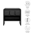 thumbnail image 2 of Toscana Nightstand in Black, 2 of 9