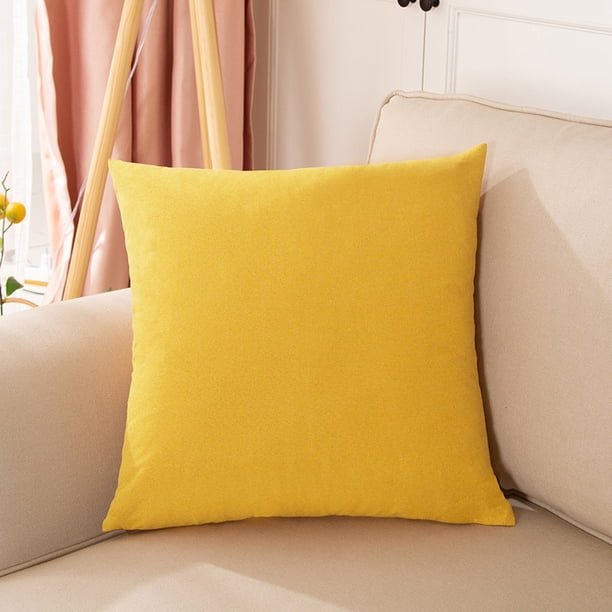 Nvzi 3 fundas de almohada de lino liso. Clásicas y atemporales, de color liso y sencillo, ideales para cualquier cama. Medidas: 19,69 x 27,56 pulgadas (color albaricoque).