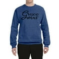 thumbnail image 2 of Wild Bobby Grace Wins Script Inspirational/Christian Unisex Crewneck Graphic Sweatshirt, Vintage Heather Blue, 3X-Large, 2 of 5