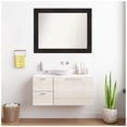 thumbnail image 6 of Amanti Art Custom Framed Wall and Bathroom Mirror (30.75 x 39.75 in.), Furniture Espresso Frame, 6 of 7