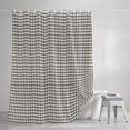 thumbnail image 3 of Modern Simple Styles Shower Curtains for Bathroom, Vintage Rustic Polka Dots Black Waterproof Fabric Shower Curtain, Decorative Bathroom Curtain for Bathtub, 72"x72", No Hooks Included, 3 of 9