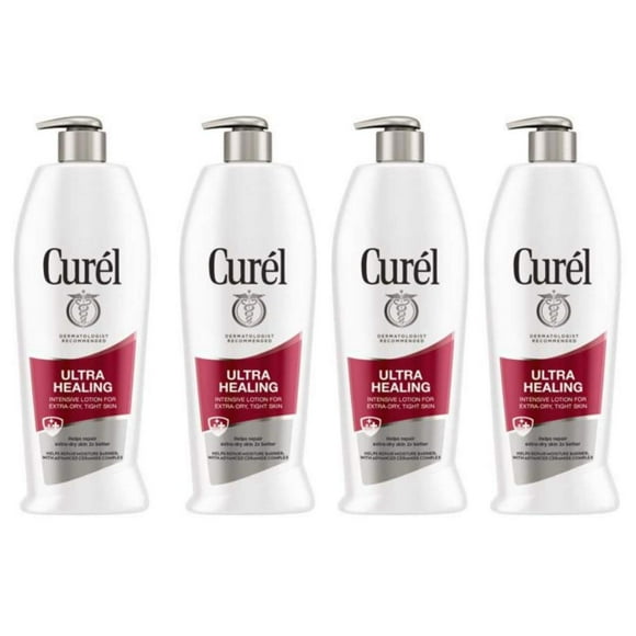 Curel Lotion Ultra Cicatrisante Intensive pour Peau Très Sèche et Serrée, 20 Onces (Lot de 4)