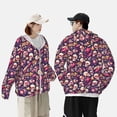 thumbnail image 4 of Balery music Skull record Guitar Sudadera ligera de manga larga con capucha y protección solar UPF 50+ para hombre y mujer, ideal para pesca y running-Medium, 4 of 7