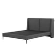 thumbnail image 3 of Box Base Cama Slim Matrimonial+Cabecera Milan Gris Oscuro, 3 of 7