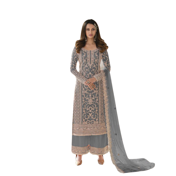 Pakistani Sharara Designer Salwar Suit Bollywood Salwar Kameez Palazzo Dress