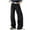 Black, variant on Authentics Men's Regular Fit Comfort Flex Waist Jean Athletic Fit Jeans Men's Fashion Casual Solid Color Cargo Zipper Pockets Elastic Waist Full Length Pants Christmas Gift,White,L