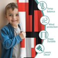 thumbnail image 3 of Blackout Kids Curtains,Red and Black Modern Art Geometric Childrens Insulated Curtains Set Of 2,Bedroom Essentials,Toddler Room Decor 42x54in(106x137cm), 3 of 4