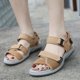 thumbnail image 2 of Bmisegm Women's Summer Fashion Open Toe Solid Color Adjustable Elastic Sports Sandals Breathable Non Slip Outdoor Beach Sandals Womens Sandals Summer Yellow 8, 2 of 8