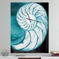 thumbnail image 2 of DesignArt Chambered Nautilus Shell Large Wall Clock, 2 of 2
