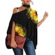 thumbnail image 2 of Top con hombros descubiertos para mujer, cuello alto para mujer, un hombro, cuello alto para mujer, top con un hombro, camisa suelta con estampado de moda, diseño de clase mundial, 2 of 7