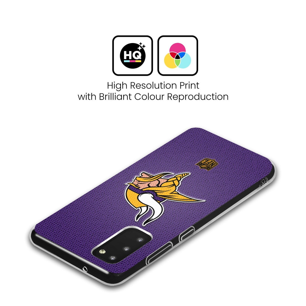 Head Case Designs NFL Minnesota Vikings Logo Football Soft Gel Case for Samsung Galaxy S24 5G
